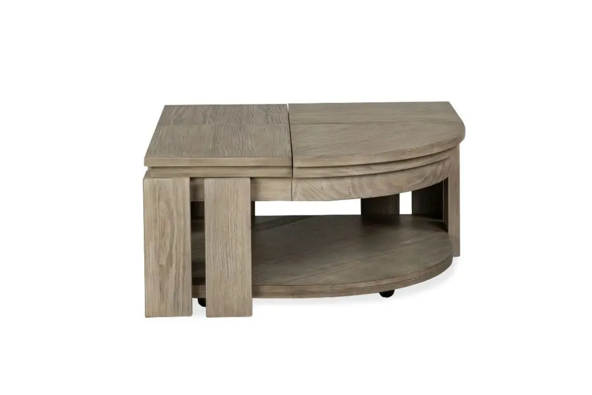 Conrad Lift Top Coffee Table In Stone Harbor Gray