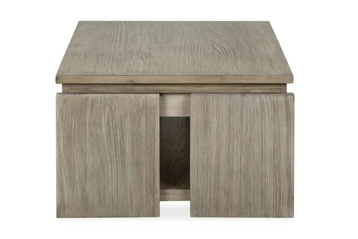 Conrad Lift Top Coffee Table In Stone Harbor Gray