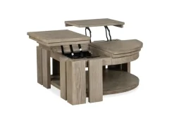 Conrad Lift Top Coffee Table In Stone Harbor Gray