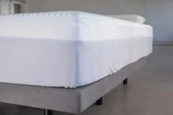 Cooling Ice Mattress Pad Protector In White, Twin