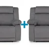 Cora Recliners In Midnight, Set Of 2
