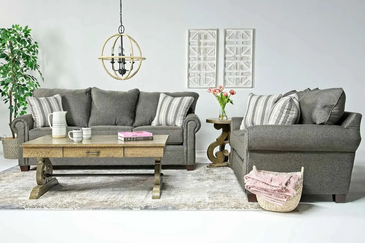 Cordoba Ottoman In Splash Linen