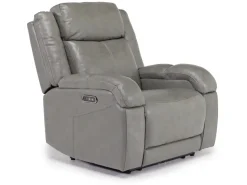 Cortez Power Recliner In Dark Brown Leather
