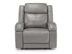 Cortez Power Recliner In Dark Brown Leather