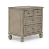 Country Side 4 Drawer Nightstand In Brown
