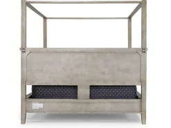 Country Side Canopy Bed In Brown, Queen