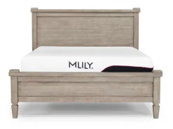 Country Side Canopy Bed In Brown, Queen