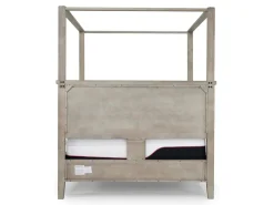 Country Side Canopy Bed In Brown, Queen