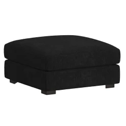 Cuddle Cloud Ottoman In Black
