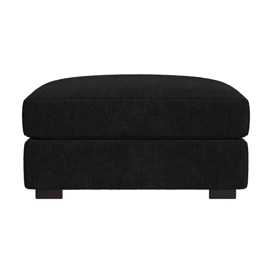 Cuddle Cloud Ottoman In Black