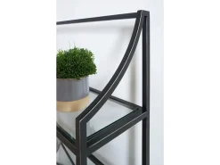 Dakerwell Bookcase In Antique Black