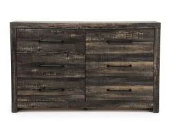 Dallas Dresser In Brown Butcher Block