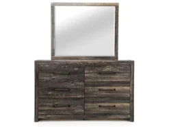 Dallas Mirror In White Wash