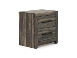 Dallas Nightstand In Brown Butcher Block
