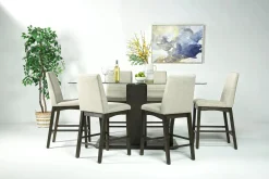 Dapper Counter Height Dining Table In Brown