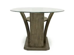 Dapper Round Dining Table In Gray