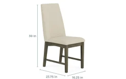 Dapper Round Dining Table & 4 Chairs In Brown