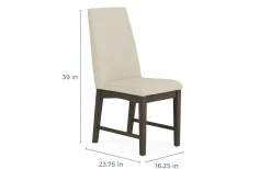 Dapper Round Dining Table & 4 Chairs In Brown