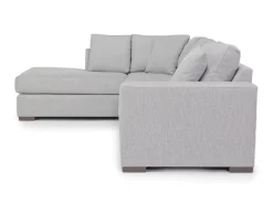 Dennon Sofa Chaise Sectional In Pebble, Right Facing