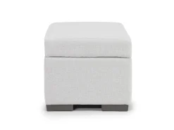 Dennon Storage Ottoman In Sea Salt