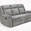 Derby Reclining Sofa In Light Gray