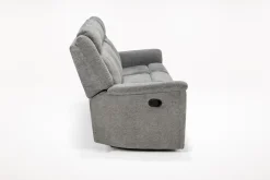 Derby Reclining Sofa In Light Gray