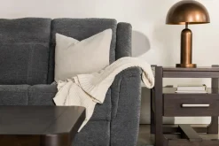 Derby Reclining Sofa In Light Gray