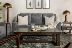 Derby Reclining Sofa In Light Gray