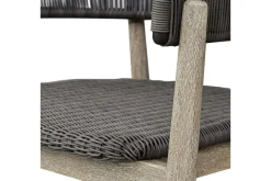 Dermott Outdoor Side Chair In Brown, Set Of 2