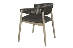 Dermott Outdoor Side Chair In Brown, Set Of 2