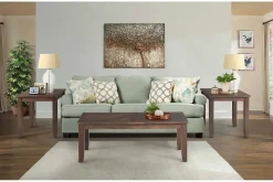 Dex Occasional Tables In Walnut, Set Of 3