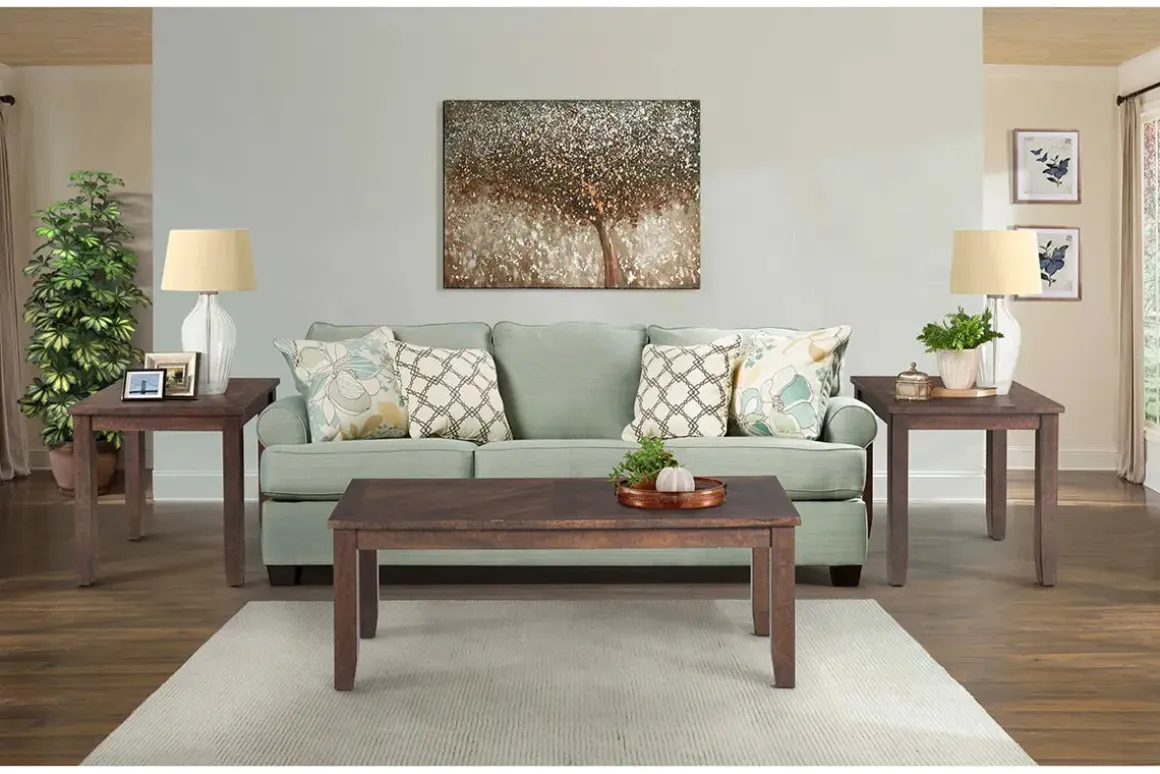 Dex Occasional Tables In Walnut, Set Of 3