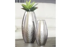 Dinesh Ceramic Vases, Set Of 2