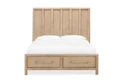Dorsey Panel Bed In Granola, Queen