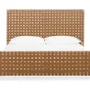 Dorsey Woven Panel Bed In Granola, Queen