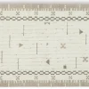 Dot Rug In Cream/Brown/Taupe, 8x10