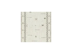 Dot Rug In Cream/Brown/Taupe, 8x10