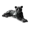 Drice Panther Sculpture In Black