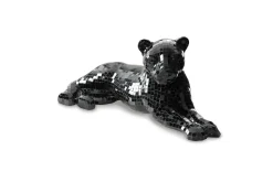 Drice Panther Sculpture In Black