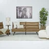 Dune Sofa & Chair In Brown