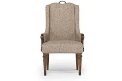 Durango Dining Table, 6 Chairs & 2 Arm Chairs In Fawn