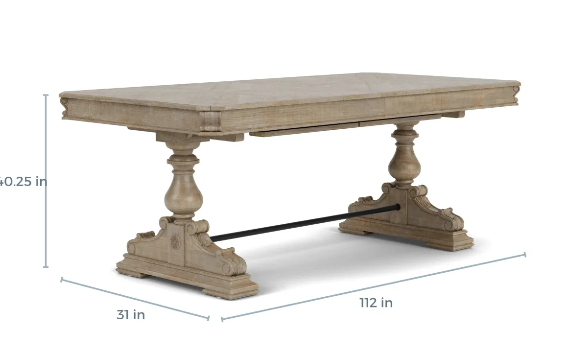 Durango Dining Table In Fawn