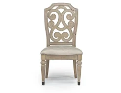Durango Side Chair In Fawn, Upholstered
