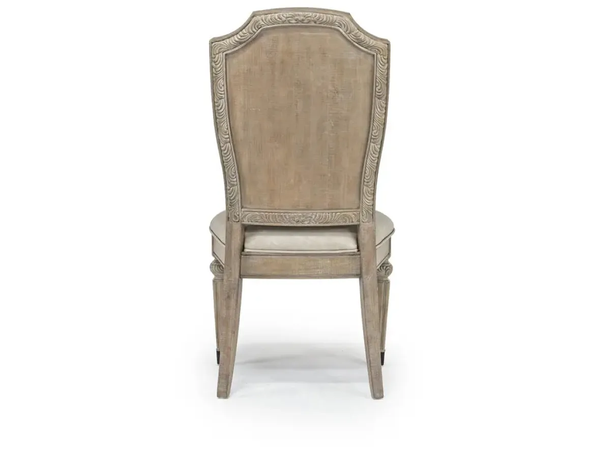 Durango Side Chair In Fawn, Upholstered