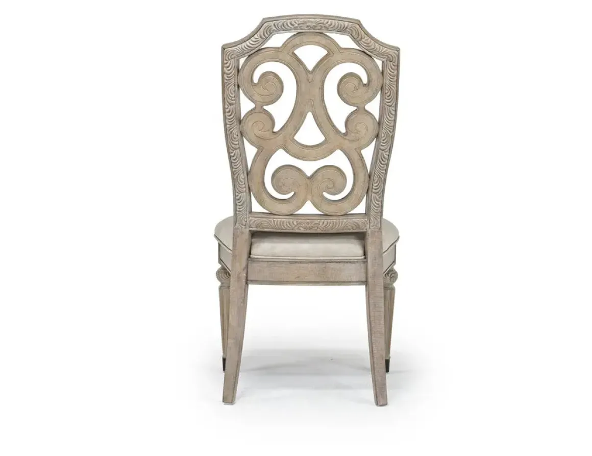 Durango Side Chair In Fawn, Upholstered