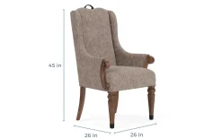 Durango Upholstered Arm Chair In Willadeene