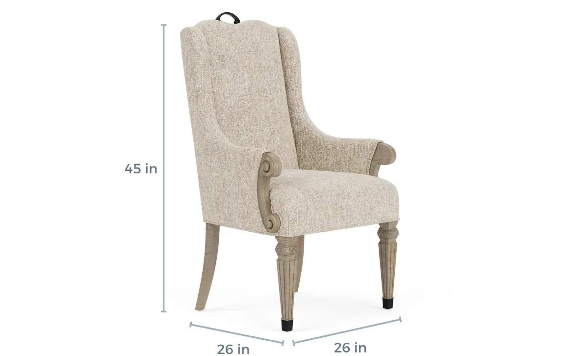 Durango Upholstered Arm Chair In Willadeene