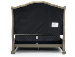 Durango Upholstered Sleigh Bed In Fawn, Queen