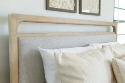 Easton Upholstered Storage Bed In Natural, Ca King