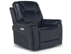 Echo 3 Power Recliner In Rainier Storm Leather